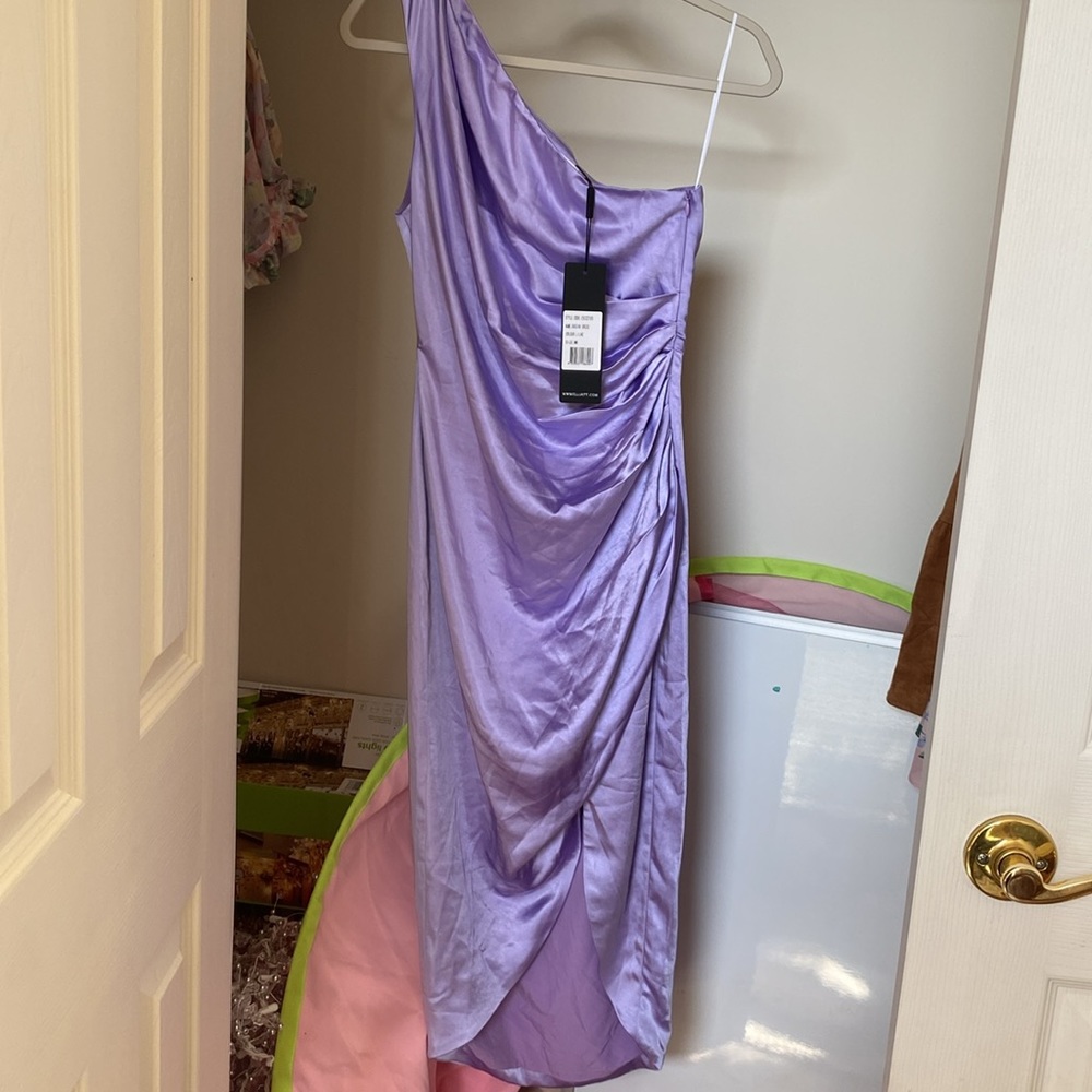 NWT Elliatt Cassini dress Lilac M - Picture 2 of 2